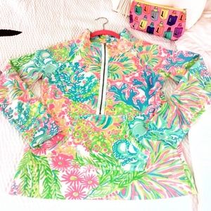 Lily Pulitzer Popover Half Zip NWOT